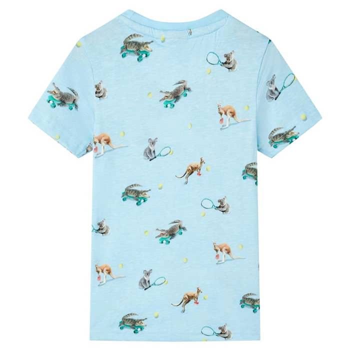 T-shirt pour enfants mélange bleu clair 92/104/116/128/140