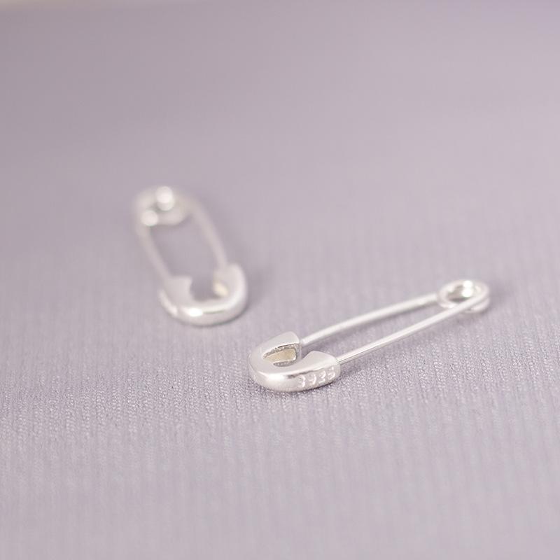 Ohrstecker mit s925 Silbernadel im koreanischen Stil für Damen – Minimalistisches & Persönlichkeitsdesign