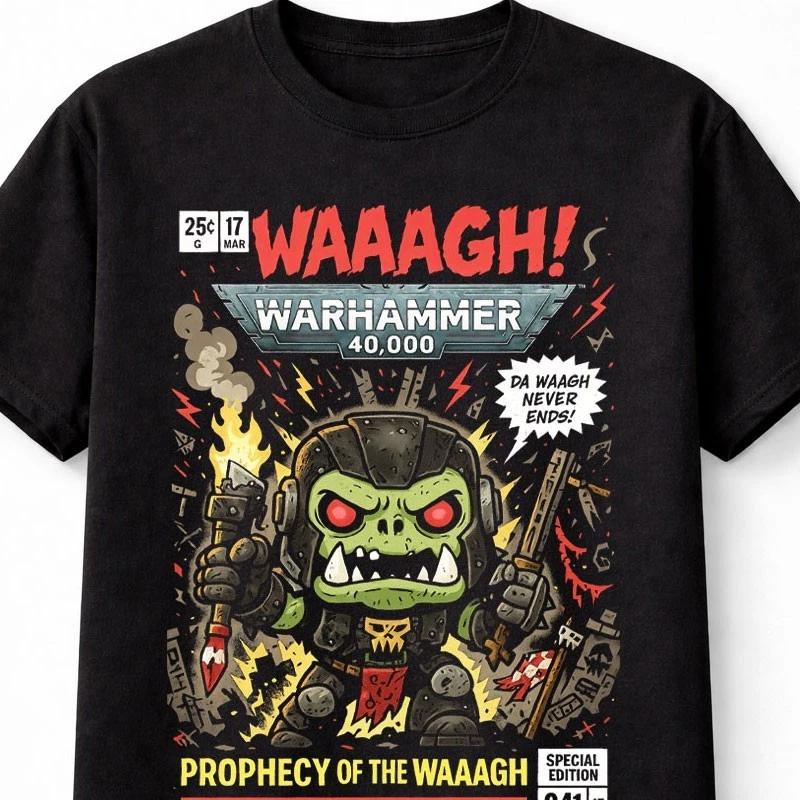 Waaagh Пророчество Waaagh Графический Футболка унисекс Warhammer 40K S