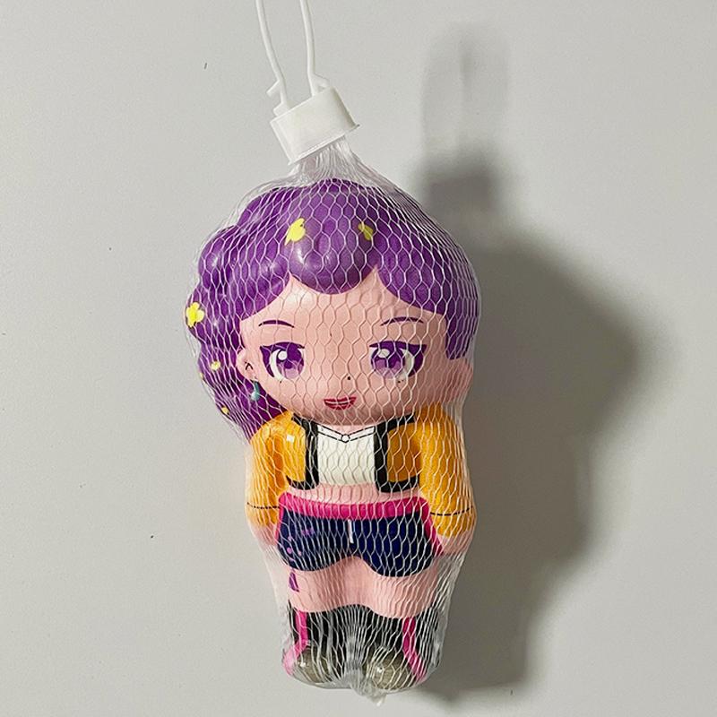 KPop Demon Hunters Stress Relief Toy Series Anime Rumi Zoey Mira Character Hand Pinch Slow Rebound Stress Relief Toy Healing Gif