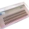 20D Hot Melt Cluster Lashes - Dense Three-Row Style, 10-Piece Curled High-Quality Segmented False Eyelashes