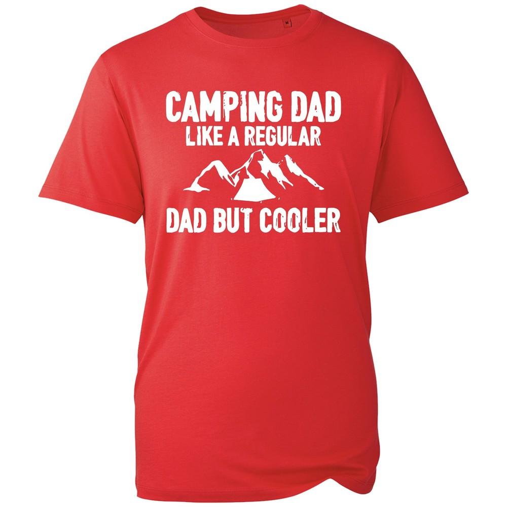 Camping Dad Like A Regular Dad But Cooler T Shirt Unisexs Funny Father Day Gift S