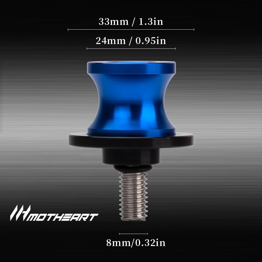 MotHeart M8 Swing Arm Bobbin Compatible with Ninja ZX-6R 636