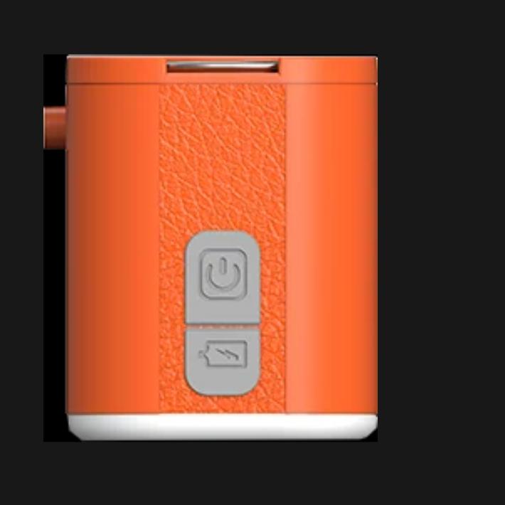 

Мини-электрический воздушный насос, беспроводной насос для надувного матраса, кровати, плавательного круга, портативного надувного устройства, дефлятора, кемпингового освещения, инструментов оранжевый