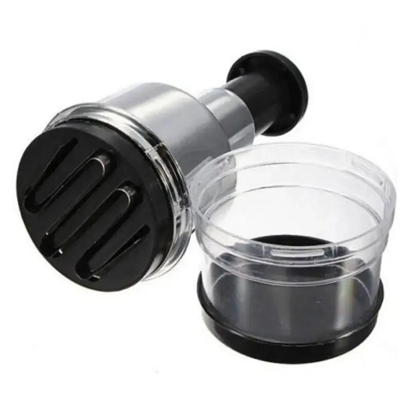 2024 Hand Press Garlic Chopper Multi-Function Manual Onion Cutter Vegetable Chopper Handheld Food Processor Shredder Garlic Mincer Hand Hand