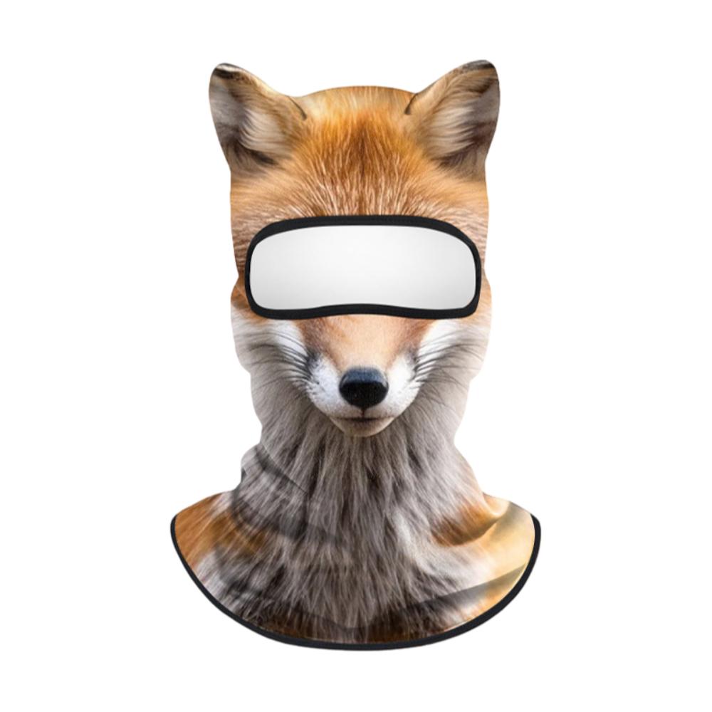3D Animal Balaclava Mask Sun Protection Windproof Full Face Mask Ice Silk Lifelike Cooling Neck Gaiter Cycling/Party/Outdoor
