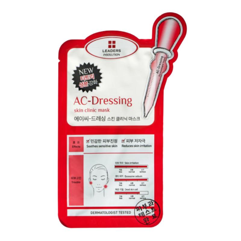 LEADERS Insolution AC Dressing Skin Clinic Mask 25ml × 10 Sheets
