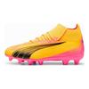 Puma Ultra Pro FG AG Big Kid Forever Faster Pack Kids Sneakers Orange Sun-Stream Black 107769-03