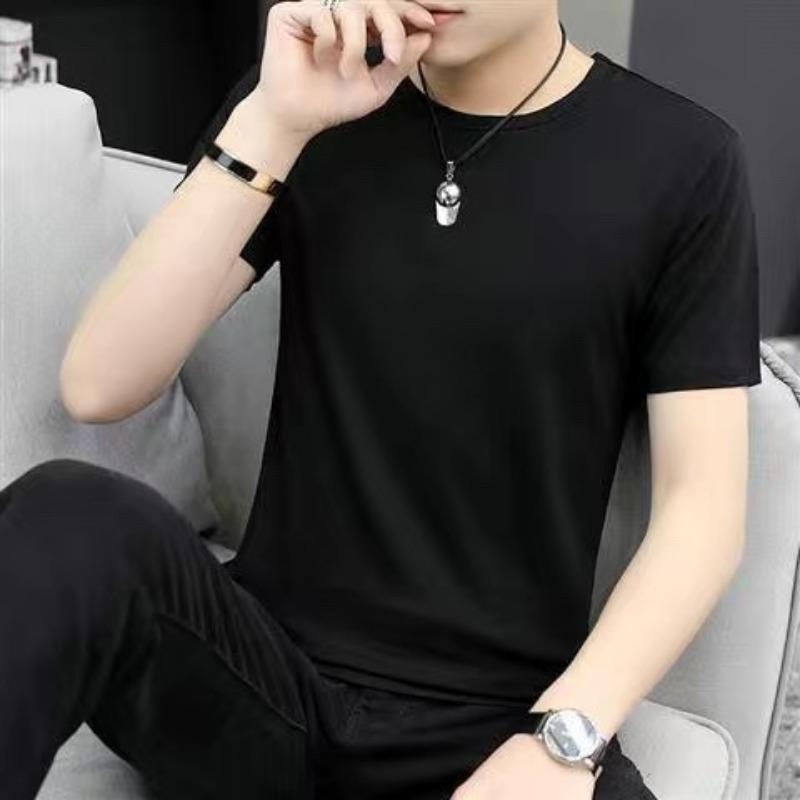 Mens T-Shirts Casual Crewneck Short Sleeve Shirts Summer Tops Basic Pullover Tees