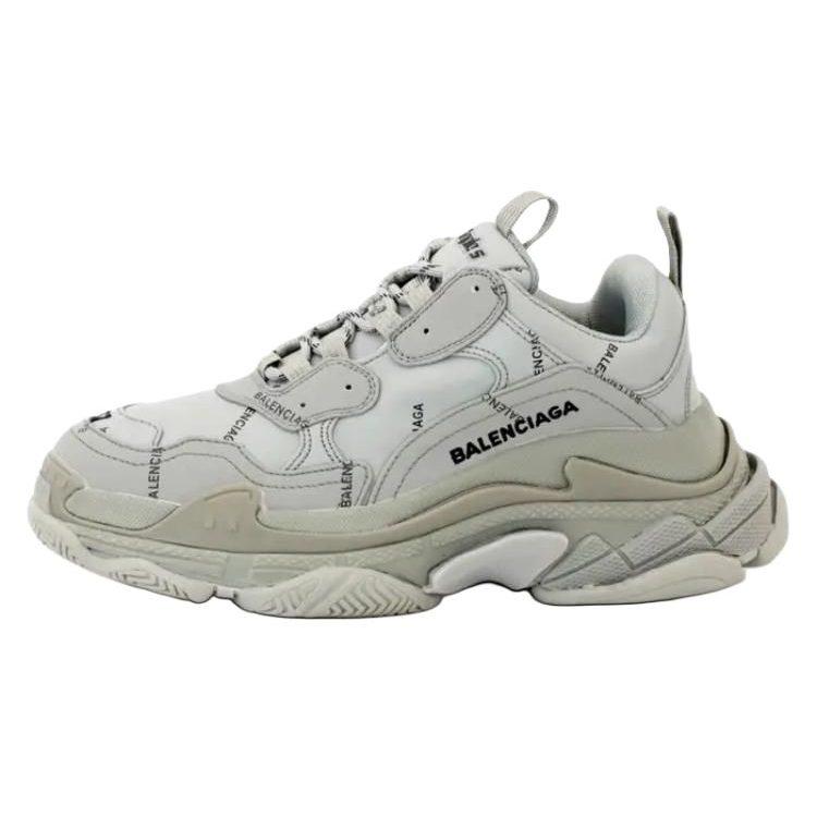 Balenciaga Triple S Allover Logo Gray 536737W2FA11210