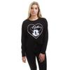 Disney Womens/Ladies Mickey Mouse Kiss Crop Sweatshirt