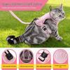 Reflective Anti-Escape Adjustable Outdoor Cat Harness with Leash
