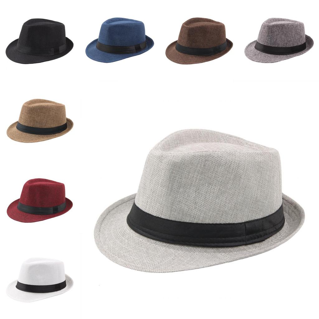 Premium Lightweight Cotton And Polyester Jazz Hat For Fashionable Sun Protection