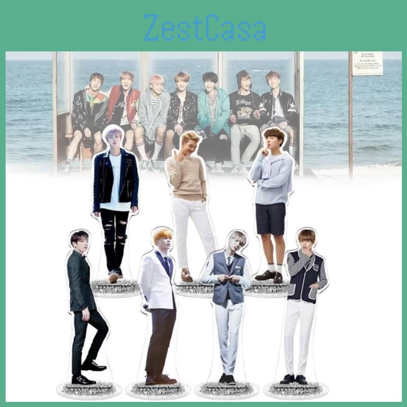 BTS K-Pop Bangtan Boys Acryl-Aufsteller, doppelseitig, Tischdekoration