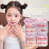Cute Long Nail Sticker Cartoon Press on Nail New Nail Tips  for Girls Students