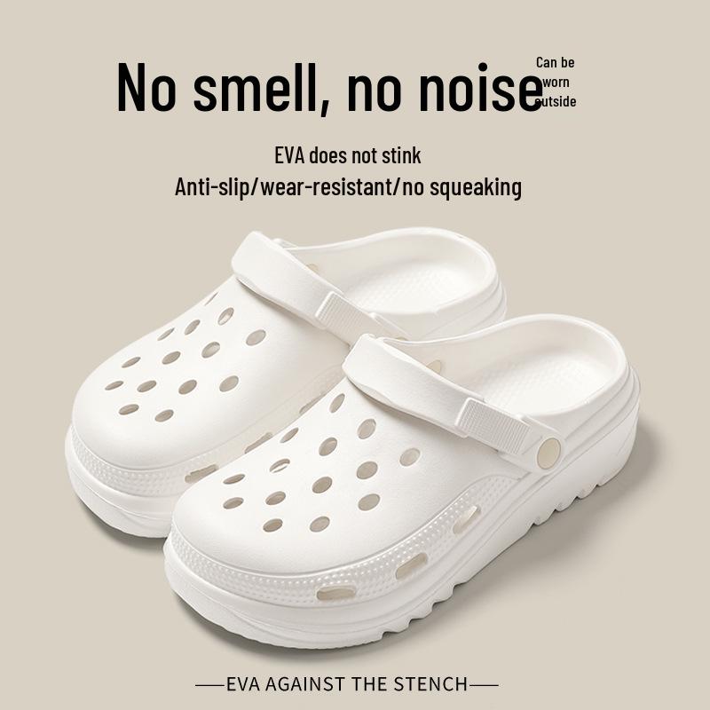 

Медицинские сабо из ЭВА: Унисекс обувь на толстой подошве для лета, для дома и пляжа 36-37 белый