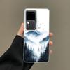 For Samsung Galaxy S24 S23 Ultra Plus FE S25 S22 Ultra Plus S21 FE Laser Phone Case Mountain Mist Nature Shockproof Back Covers