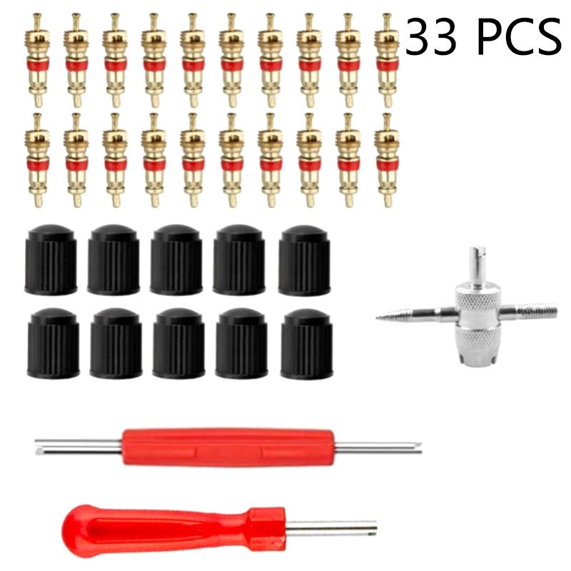 1 Set Bil Däckventil Kärna Borttagningsverktyg Insats Borttagningsverktyg För Bil Cykel Motorcykel Hjul Ventil Kärna Nyckel Skruvmejsel
