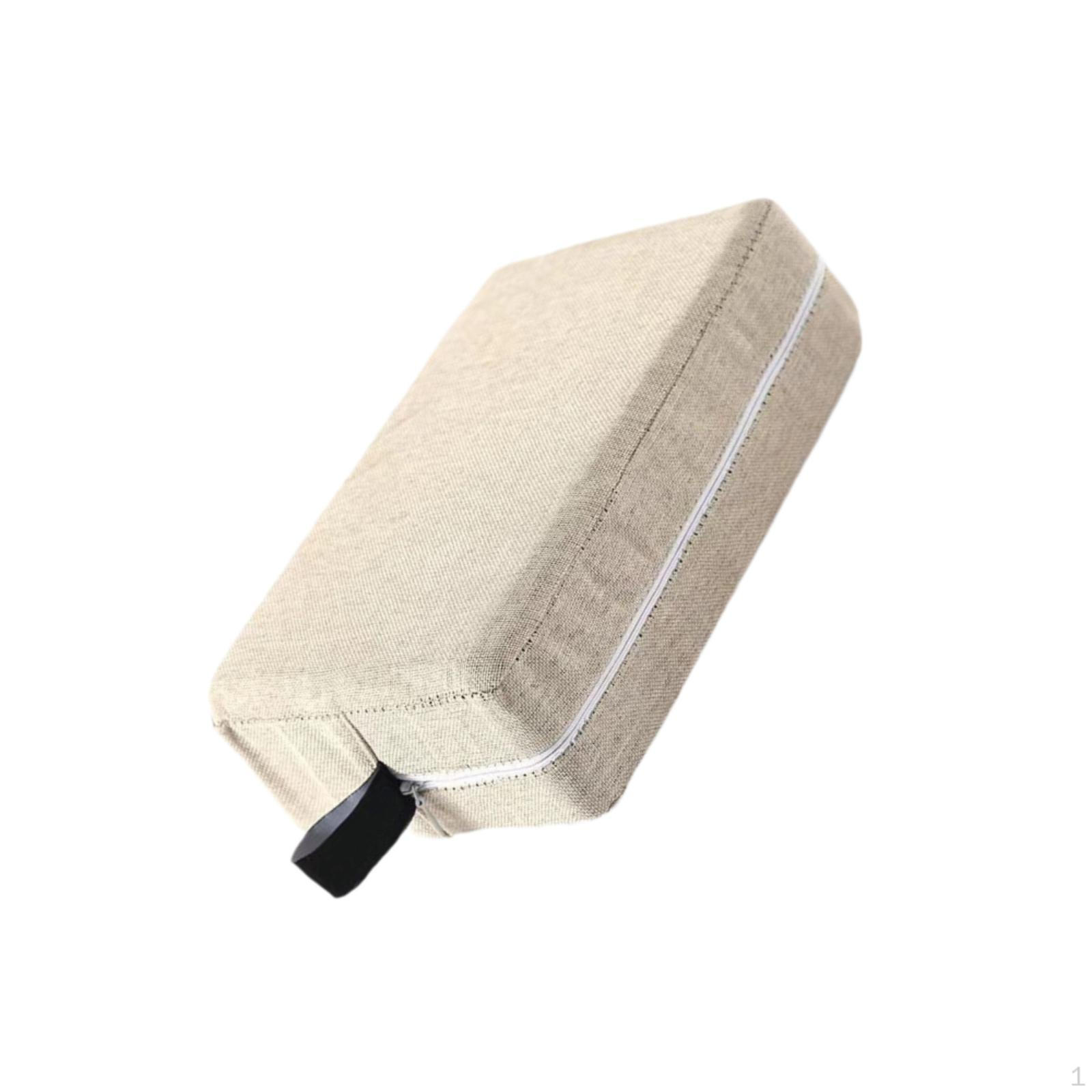 

Чехол для блока йоги, легкий противоскользящий кирпич с застежкой-молнией бежевый