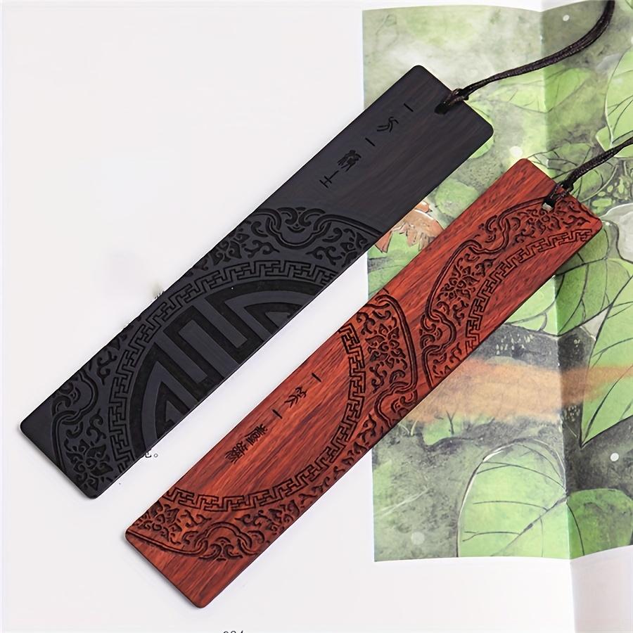 Traditional Chinese Redwood Bookmark - The Perfect Gift for Book Lovers - Office Supplies - Bookmark