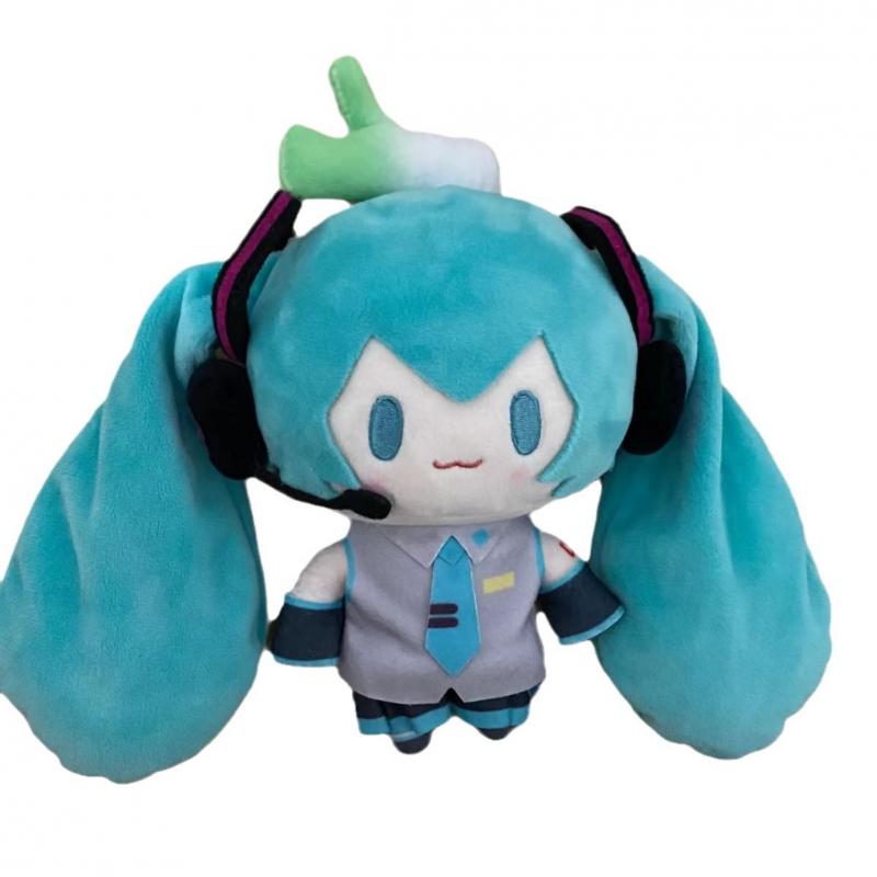 Cartoon Hatsune Miku Soft Stuffed Plush Doll Lovely Anime Periphery Pillow Room Decoration Ideal Holiday Gift For Boys And Girls