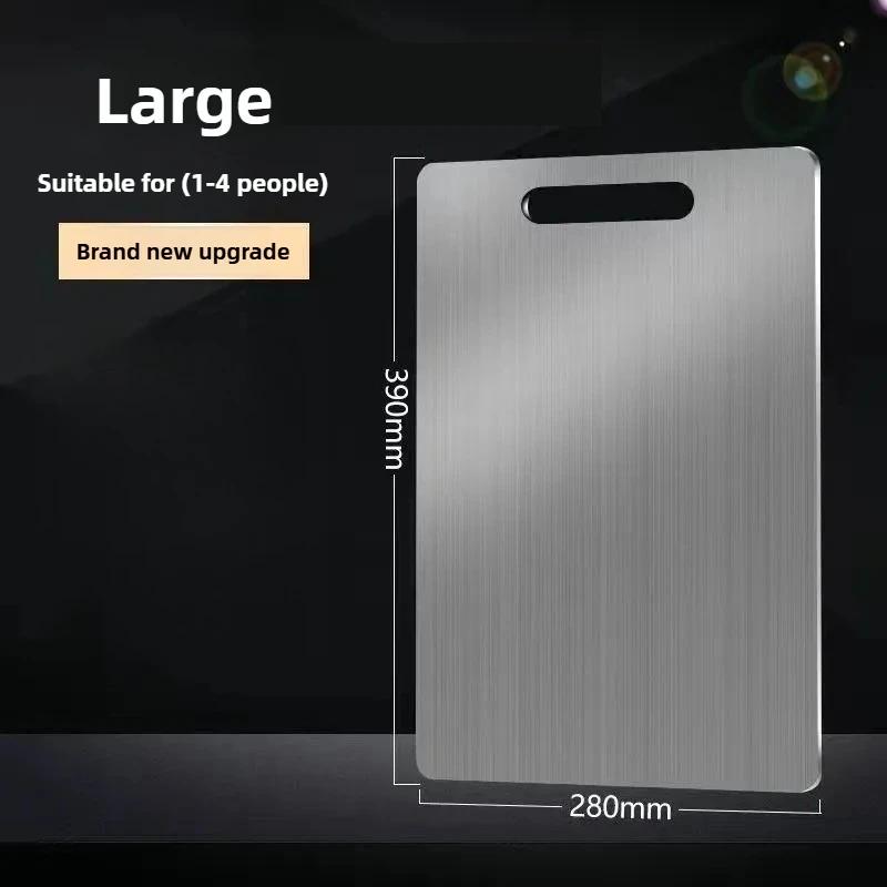 Cutting Board Stainless Non Stick Chopping Board Countertop Non Slip Ideal Perfect for Various Cooking Tasks