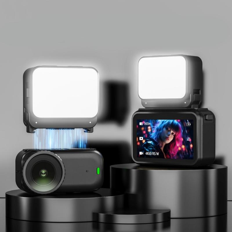 Portable LED Video Fill Light With Magnetic Mount IPX4 Waterproof for Camera Photography Vlogging