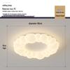 Nordic Modern Minimalist Cream Bubble Ceiling Light for Master Bedroom