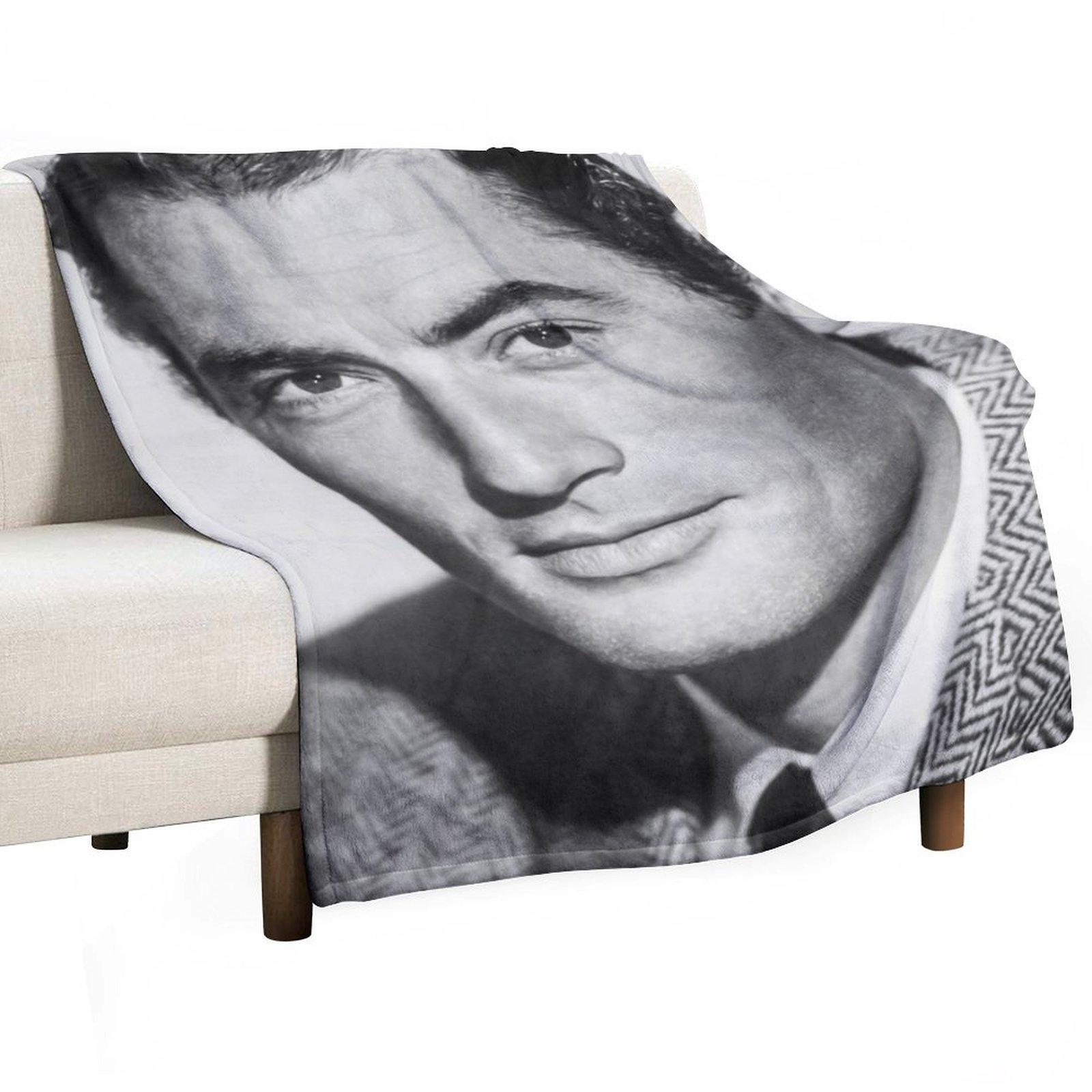 Gregory Peck Throw Blanket Decorative Beds Weighted For Decorative Sofa Luxury Designer Blankets 30x40in
