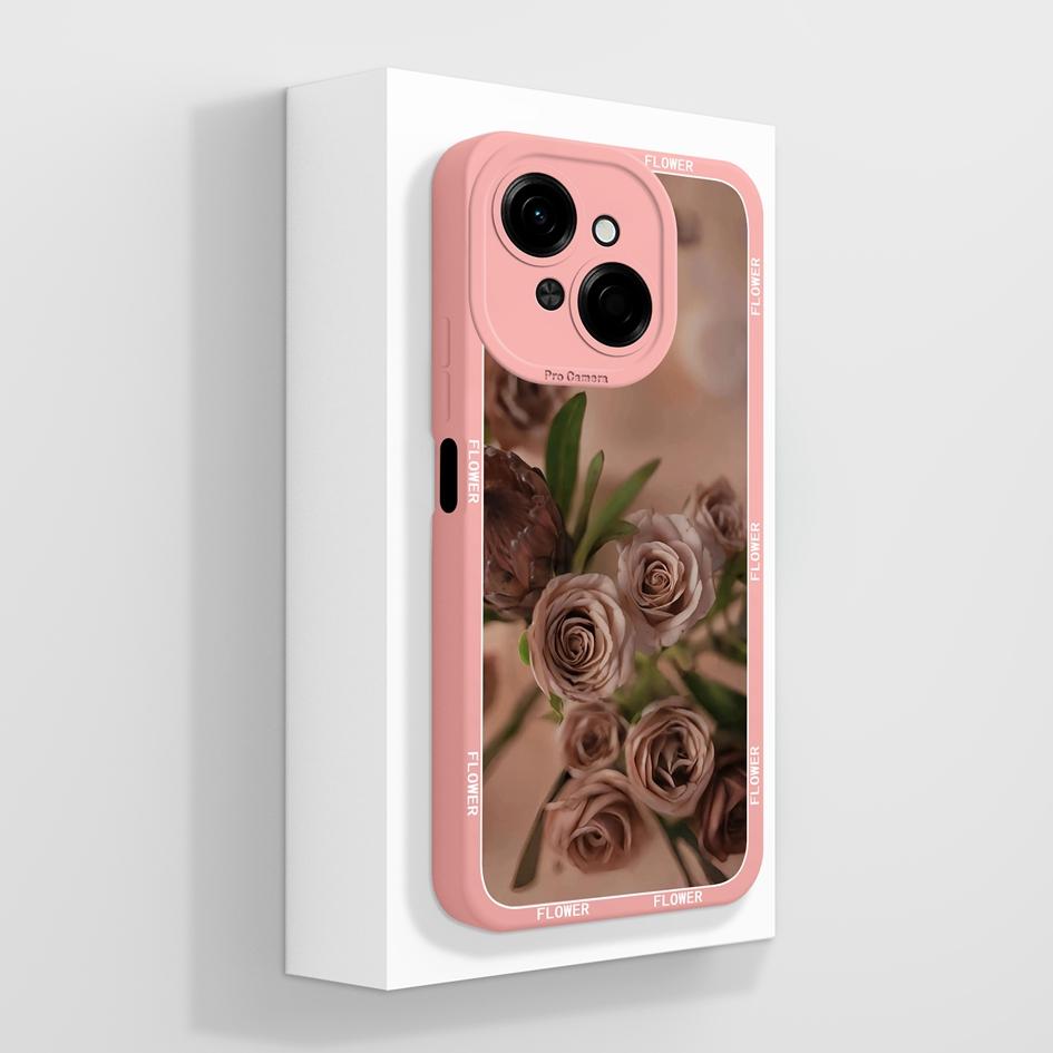 

Для Tecno Pova 4 5 6 Pro Neo 3 Pop 8 9 чехол для телефона жидкий силикон модный маленький медведь милый пухлый кот мягкая защита камеры телефон сумки для Tecno Capa Tecno Pova Neo 3