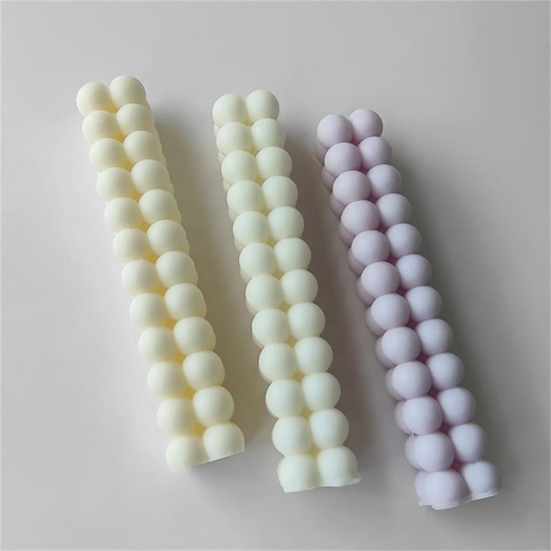 Pillar Candle Mold Multipurpose Silicone Mold Non stick Easy to Demold for DIY Candle Chocolates Home Decorations