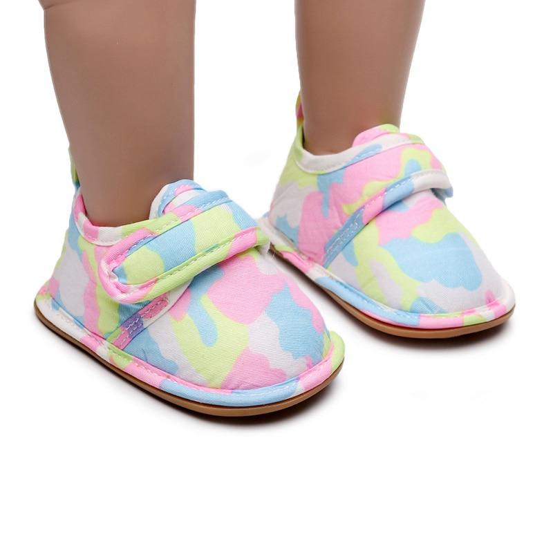 Buy Baby Boy Girl Summer Cute Printed Crib Shoes Closed-Toe Non
