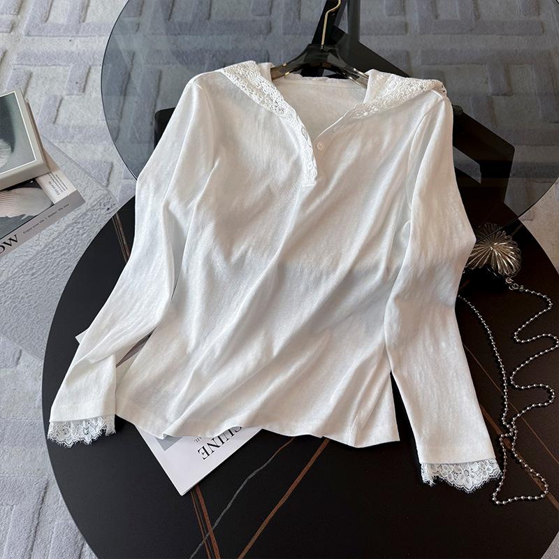 

2026 Women s Lace Patchwork Two-Piece Set: Short Sleeve Top & Mini Skirt - Spring/Summer Age-Reducing Daily Wear L