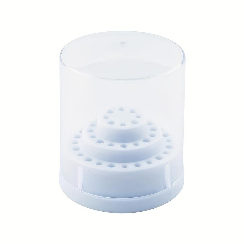 1pc Nail Drill Bit Holder XC Grit Tapered Bits Acrylic Cover Box Manicure Pedicure Nail Art No Scent Machine Accessory Tool Kit