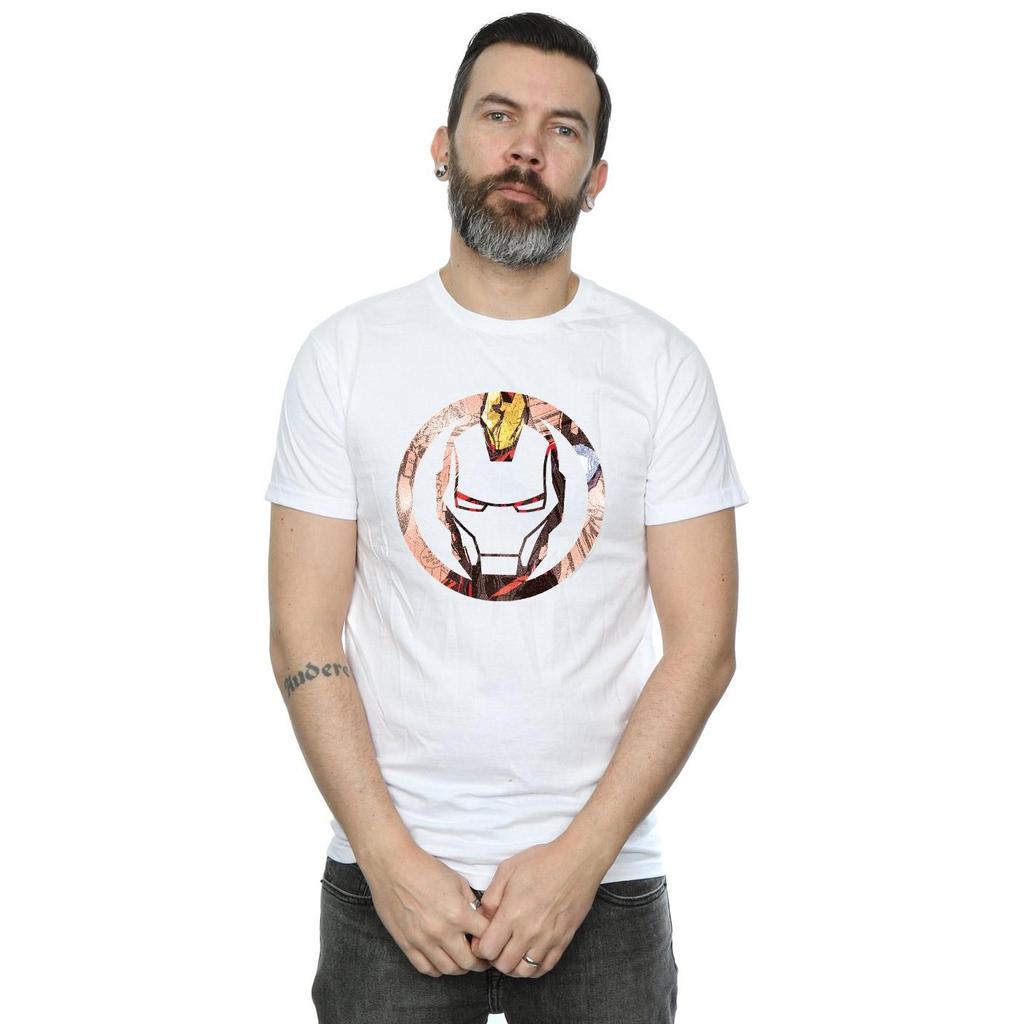 Iron Man Unisex Adult Montage T-Shirt