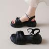 Stepping On Shit Sandals Women's Summer Wear High-end 2025 New French Fairy Wind Soft Sole Non-slip Fashion Sandals