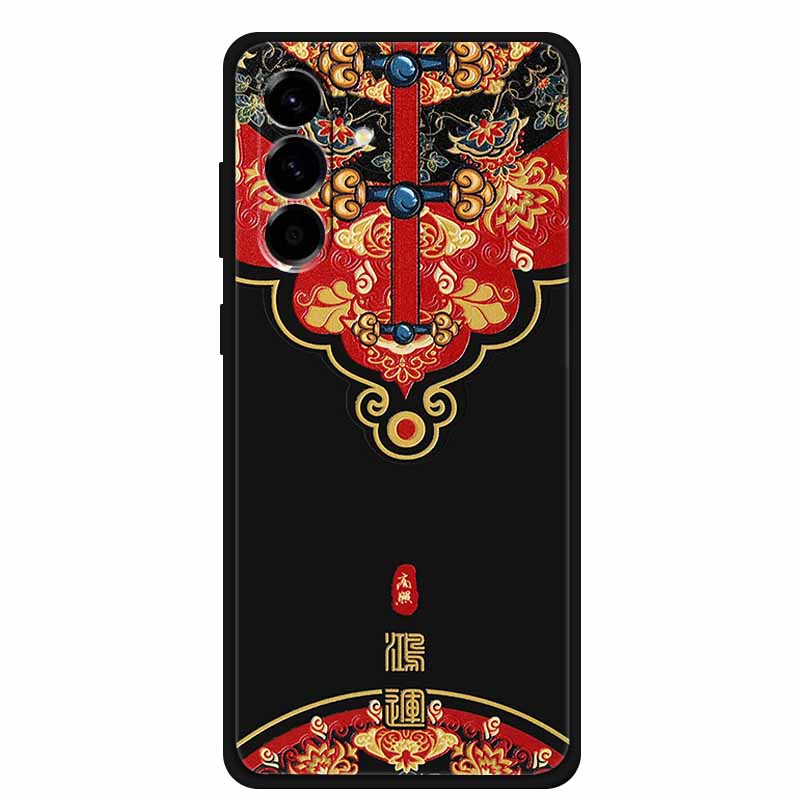For Samsung Galaxy A37 A57 A17 5G Case Shockproof 3D Relief Emboss Luxury Soft Silicone Cases Cover for Samsung A57 A17 A37 5G