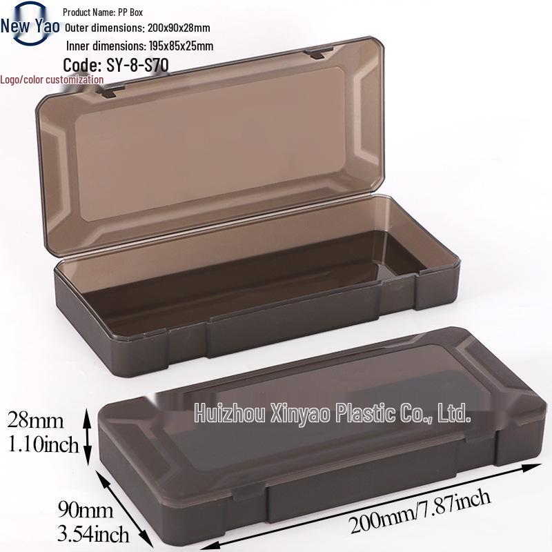 Transparent Travel Toothbrush Case with Drainage and Card Slot