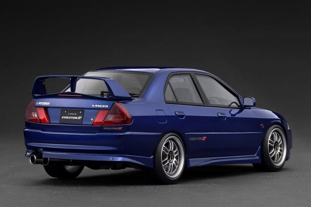 ignition model scale Mitsubishi LANCER EVOLUTION IV Dark finished IG3784 TK.Company 1/18 (CN9A) Blue, product,