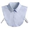 Women False Collar for Mens Business Formal Shirt Detachable Collar Button Down Fake Collar White Blue Pink Neck Collar