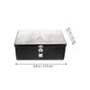DECHOUS Tin Storage Box with Lock, Vintage Style, For Accessories, Keepsakes