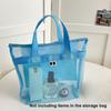 Big Eyes Beach Bag, Toiletry Bag, Large Capacity Cosmetic Storage Handbag, Shoulder Bag, Portable Handbag Storage Bag