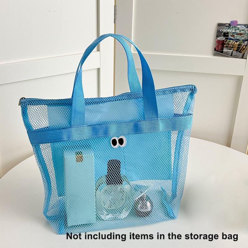 Big Eyes Beach Bag, Toiletry Bag, Large Capacity Cosmetic Storage Handbag, Shoulder Bag, Portable Handbag Storage Bag