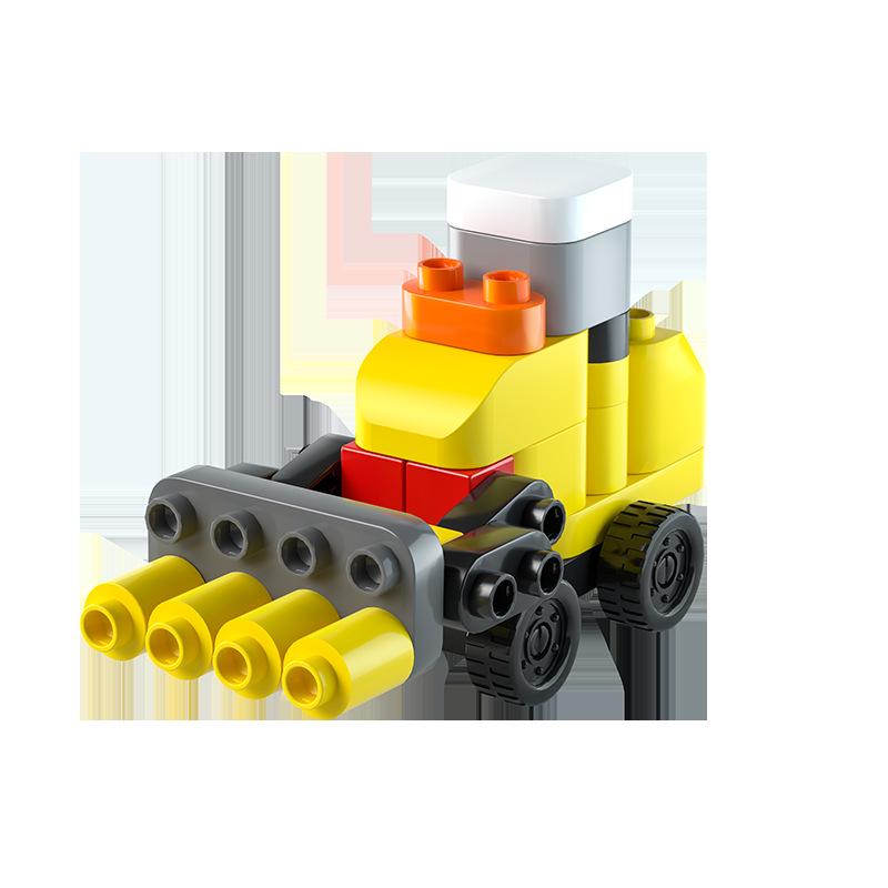 Lego-Compatible Engineering Vehicle Puzzle Car Building Toy for Kids 3-6
