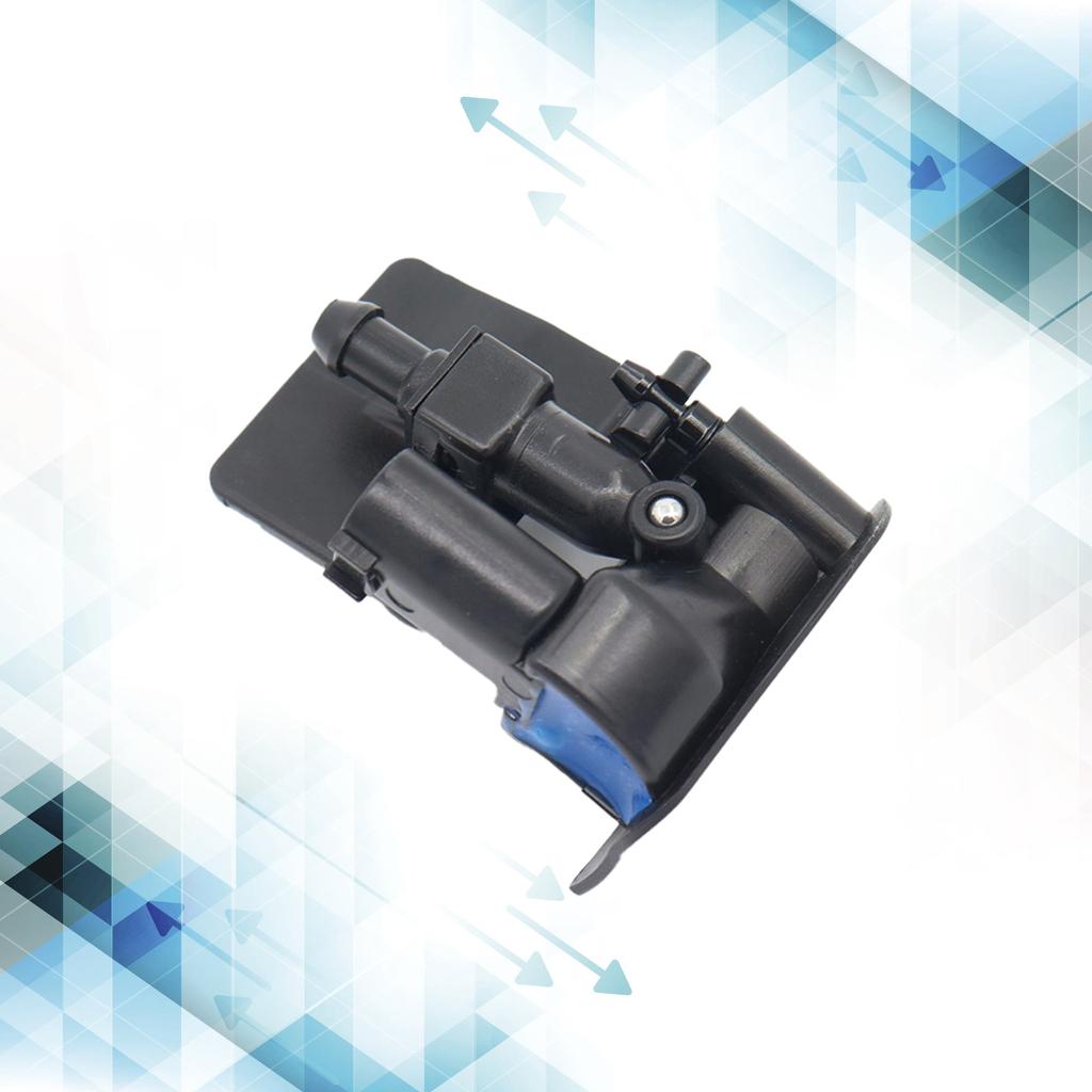 Durable Windshield Washer Sprayer Easy Replacement Precise Spray Windscreen Washer 61667183343 Durable for Front Hood