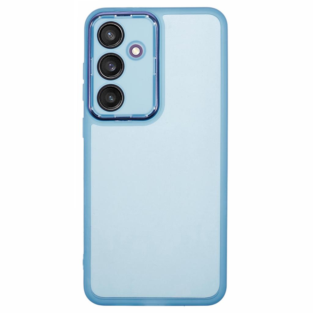 DKSM Series For Samsung Galaxy S24 FE Case Electroplated Camera Frame TPU Phone Cover