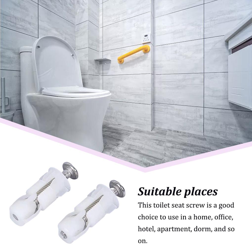 Toilet Lid Seat Stainless Steel Screw Bolts Top Mounting Expanding Screws Nut Hole Fixing Furniture Modified Hardware