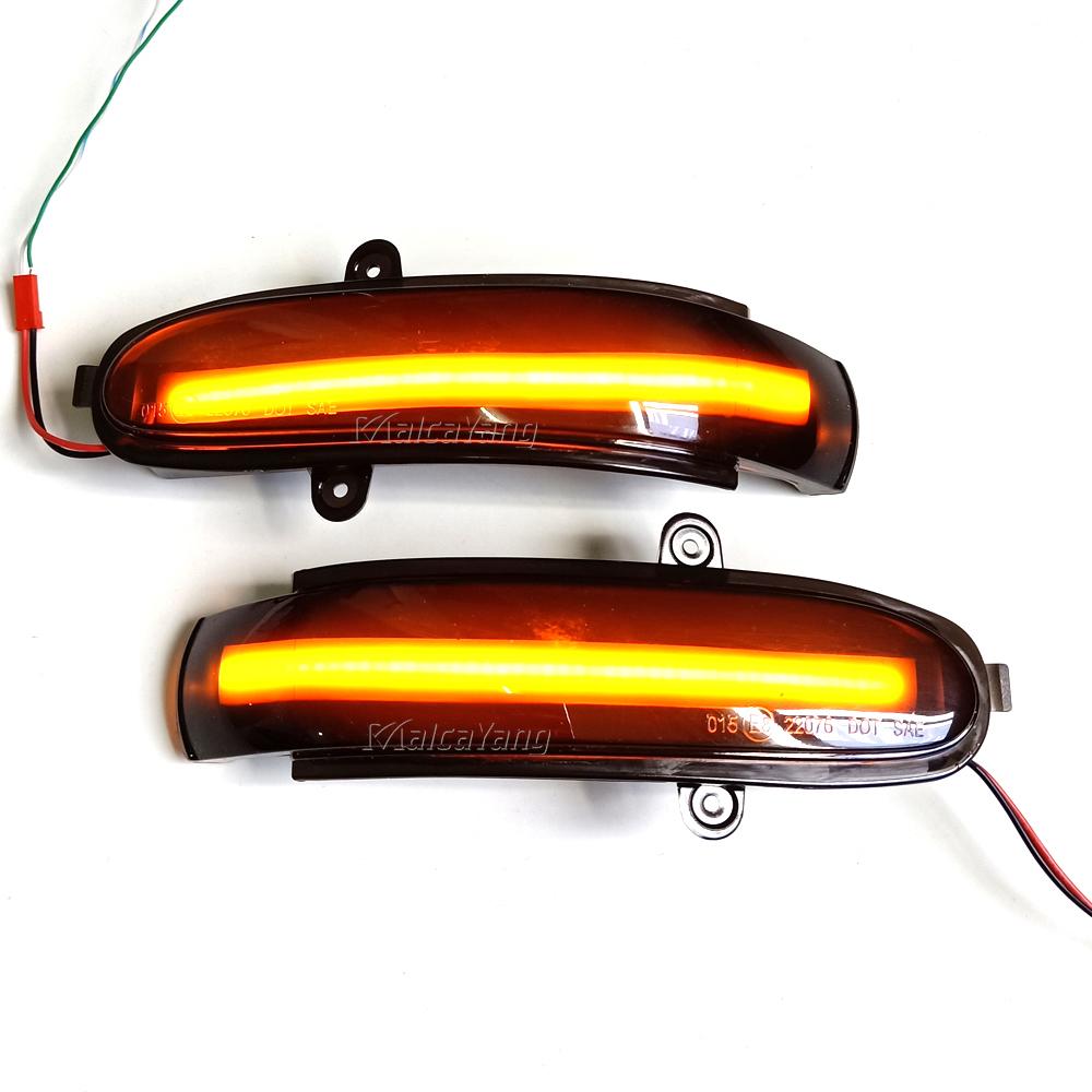 For Mercedes Benz C Class W203 S203 CL203 2001-2007 Dynamic Turn Signal Light LED Side Mirror Sequential Indicator Blinker Lamp