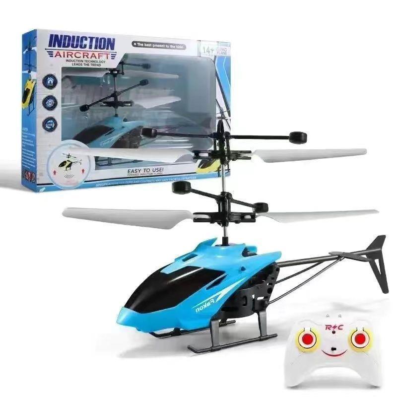 Dual Mode Kids' Remote Control Hovering Helicopter - Drop-Resistant Indoor Flying Toy