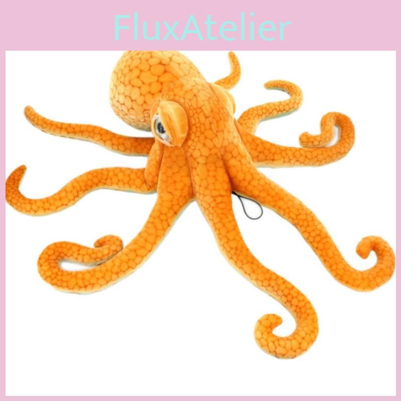 Realistic Octopus Plush Toy With Soft Short Plush For Kids And Teens